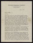 Letter from Ty Cobb to C. F. Rhem